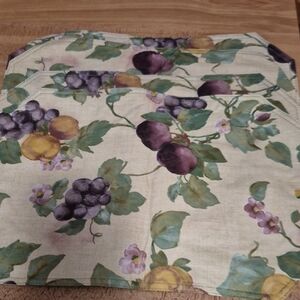 Floral and Fruit Patterned Placemats
